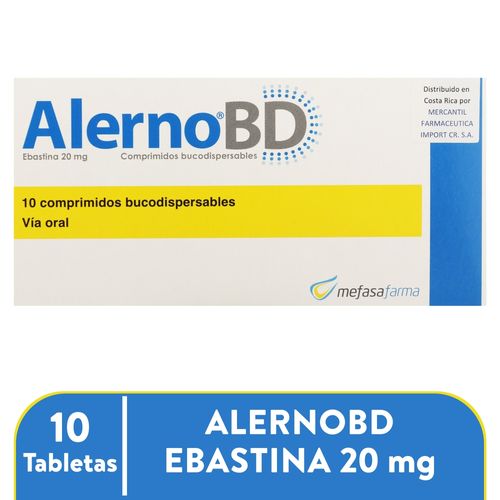 Mefasa Alerno Bd 20Mg 10Comp Bucodisp Ea