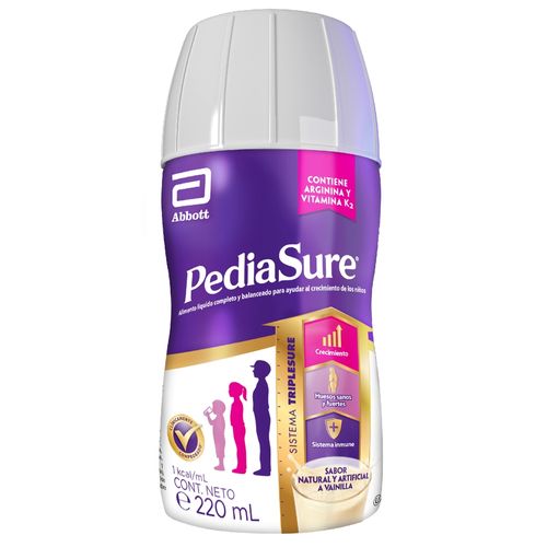 Fórmula Nutricional marca Pediasure® Vainilla -220 mL