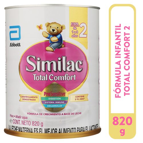 Fórmula Infantil Similac® Total Comfort 2 ProSensitive , 1 A 3 Años - 820g