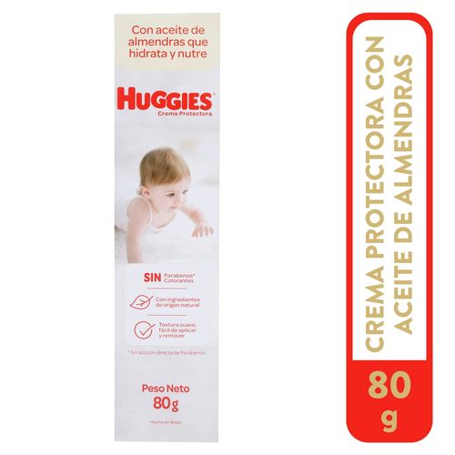 Crema protectora Huggies con aceite de almendras - 80 g