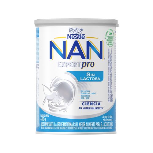 Fórmula Infantil Nan® Expertpro Lactosa Lata, Con Probiótico L.reuteri, Nucleótidos Y Dha- Ara - 400g