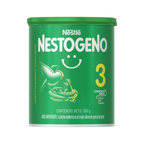 Fórmula Láctea  Nestogeno® 3 Lata, Con Probióticos, Vitaminas Y Minerales - 800g