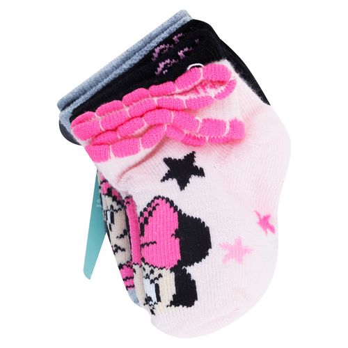 5Pk Calceta Minnie Para Beba 12 24M