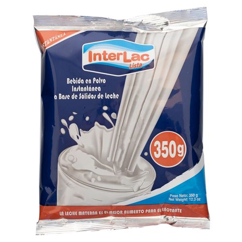 Bebida Lactea Polvo Interlac 350gr