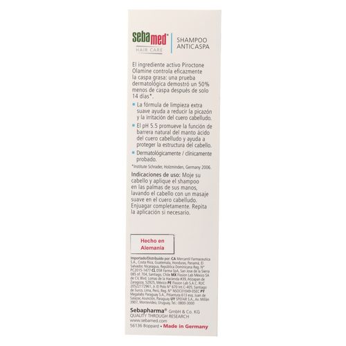 Sebapharma Shampoo Anticaspa 200 Ml