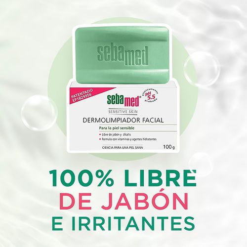 Jabón Sebamed clear face dermolimpiador facial - 100 g