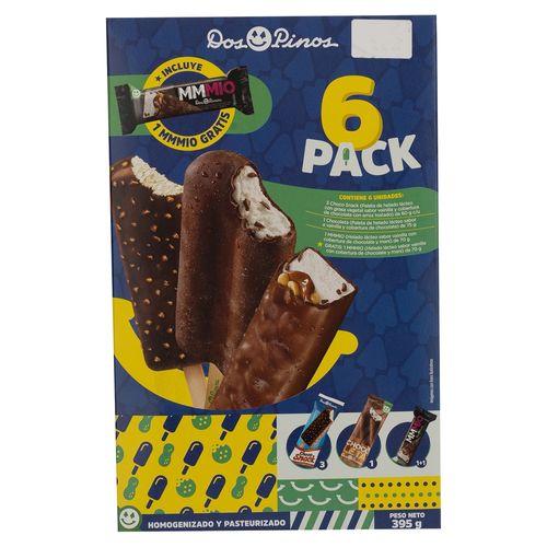 Helados Dos Pinos surtido 6 pack - 395 g