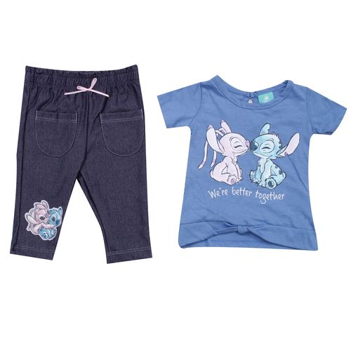 Conjunto Beba Pantalon Y Playera Stitch