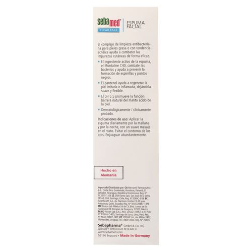 Espuma facial Sebamed clear face - 150 ml