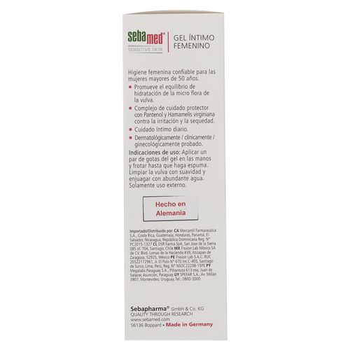 Gel íntimo Sebamed femenino menopausia - 200 ml
