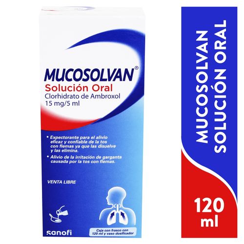 Mucosolvan Sol 15Mg 5Mg Ml X 120 Ml