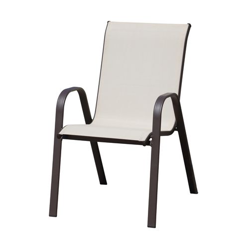 Silla Mainstays plegable color beige
