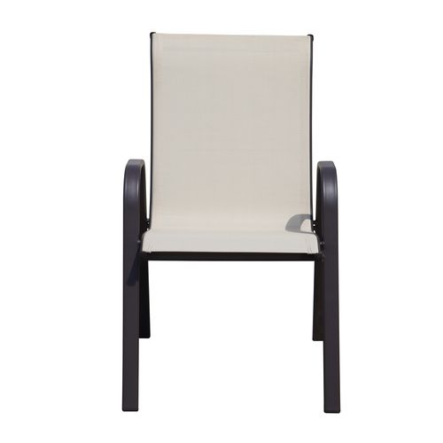 Silla Mainstays plegable color beige