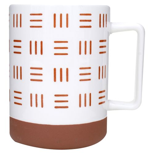 Taza con diseño Home Trends de porcelana surtido -400 ml