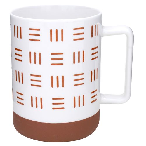 Taza con diseño Home Trends de porcelana surtido -400 ml