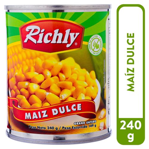 Maiz Richly Dulce En Lata - 149gr