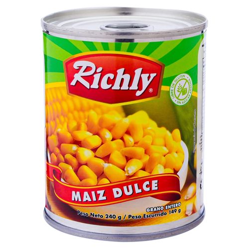 Maiz Richly Dulce En Lata - 149gr