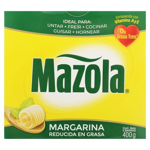 Margarina Mazola Reducida en Grasa - 400 g