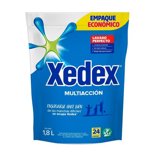 Detergente Líquido Xedex multiacción Doypack -1.8L