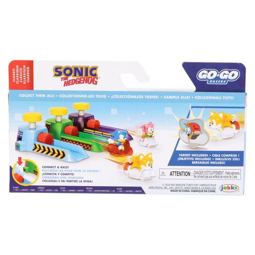 Mini Lanzadores Sonic Hedgehog Go Go Racers