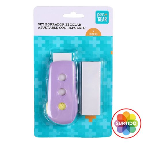 Borrador Pen + Gear ajustable con repuesto