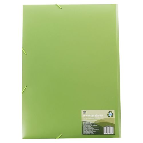 Folder Pen + Gear plástico reciclado tamaño A4 verde