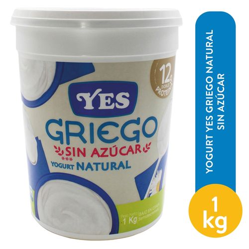 Yogurt Yes Griego S Azucar - 1000gr