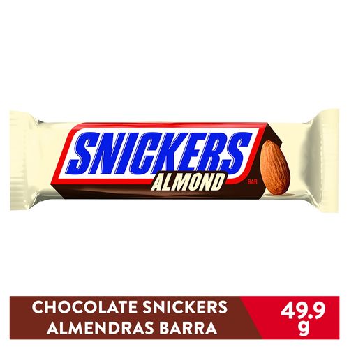 Chocolate Snickers Almendra Barra - 49.9 g