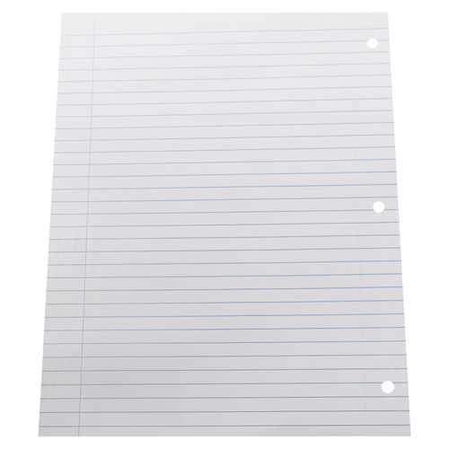 Hojas Nottas de papel bond rayadas - 100 hojas