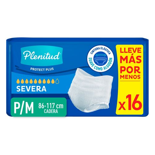 Ropa Interior Desechable Adulto Plenitud Protect Plus P/M - 16Uds