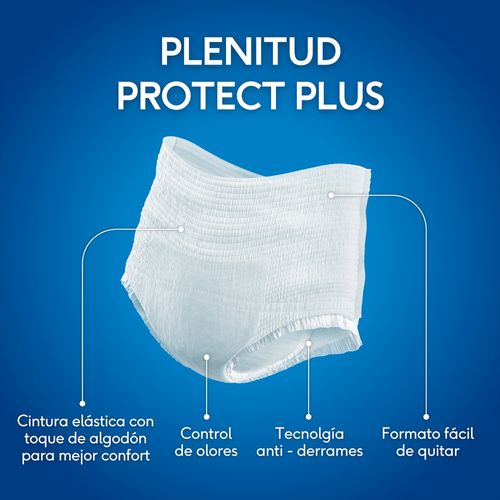 Ropa Interior Desechable Adulto Plenitud Protect Plus P/M - 16Uds