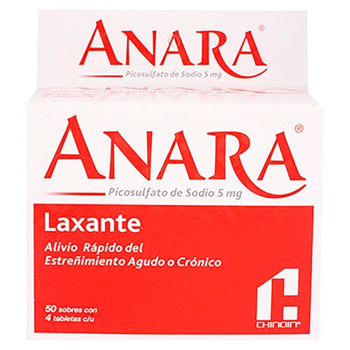 Tabletas Anara 5mg X 200  -Precio indicado por Unidad-