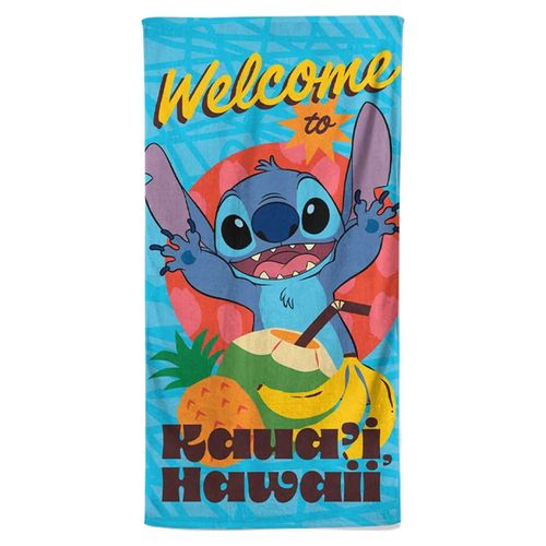 Toalla de Baño Mainstays Stitch Welcome to Hawaii