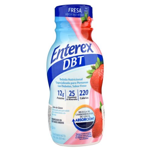 Sumplemento Nutricional Enterex Dbt Fresa 237Ml