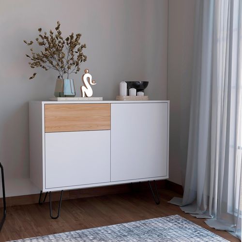 Buffet Mainstays tori color blanco 80 x 99.2 x 39 6 cm color blanco