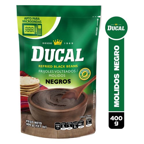 Frijol Ducal molido negro doypack - 400 g