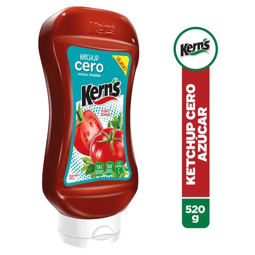 Salsa Ketchup Kern's Cero Azúcar - 520 g