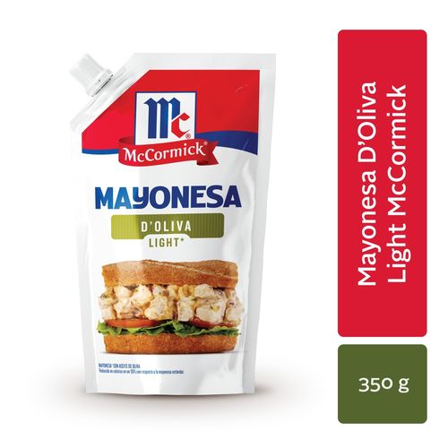 Mayonesa D'Oliva Light McCormick Doypack - 350 g