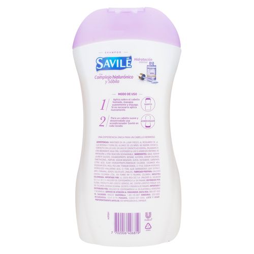Savile Shampoo Hiauluronico 510ml