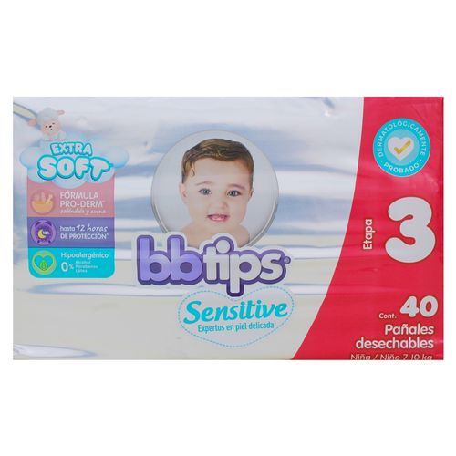 Pañales Bbtips megapack talla xg - 40 uds