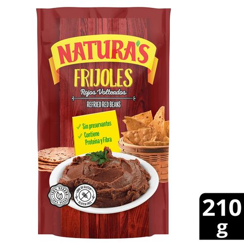 Naturas Frijoles Rojos Volteados 210gr