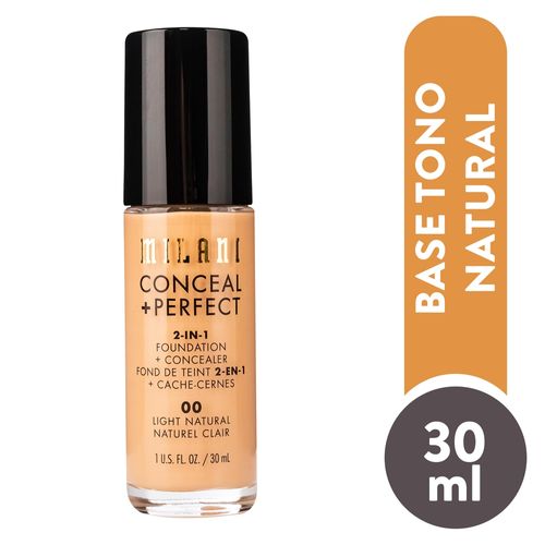 Milani Base Conceal Perf 2N1 00Light Nat