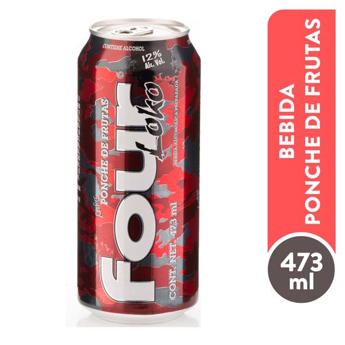 Bebida Four Loko Ponche De Fruta 473Ml