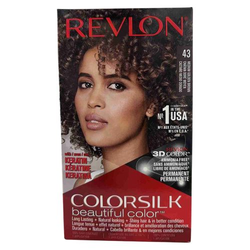 Tinte  Revlon Colorsilk Castano Medio Dorado 43