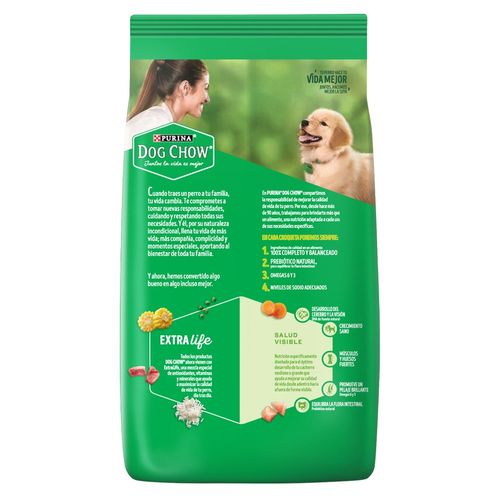 Alimento Perro Cachorro Purina Dog Chow Extra Life Medianos y Grandes 2 kg