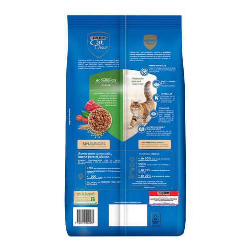 Alimento Gato Adulto Purina Cat Chow Defense Plus Hogareño 3 kg
