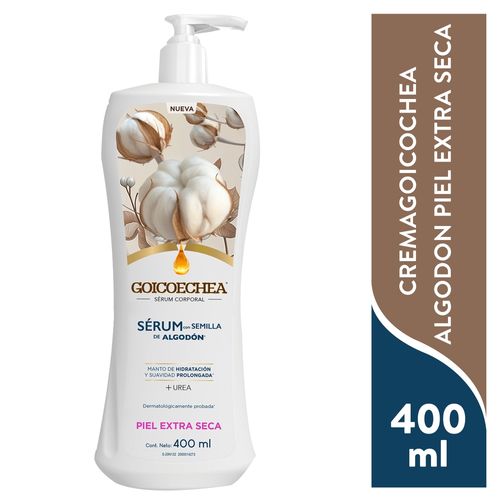 Crema Goicoechea Algodón para piel extra seca -400 ml