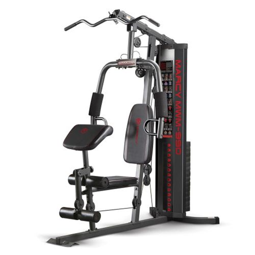 Gimnasio Marcy MWM-990, Color Negro con soporte, -150 Lb