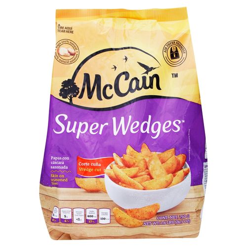 Papas Fritas Mccain Super Wedges - 750 g