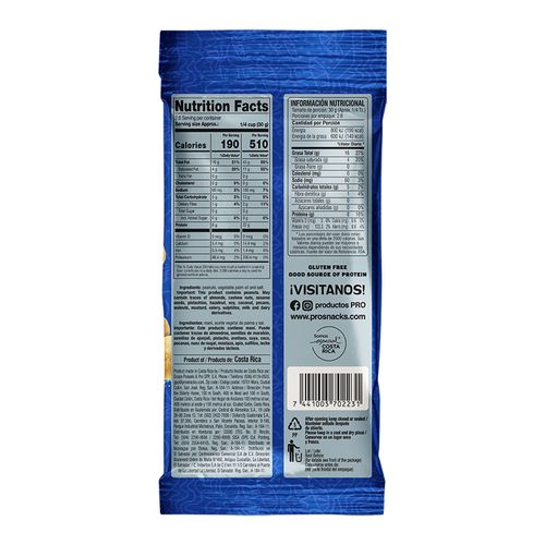 Mani Pro Salado Bolsa - 80 g